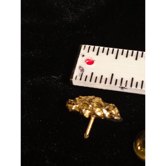 Faux Gold Nugget Hat Pin - Picture 3 of 4
